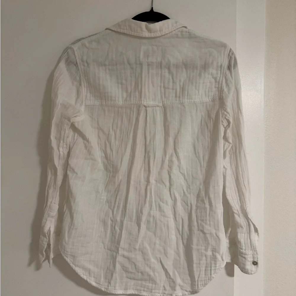 Rails White Button-Down Shirt - Picture 4 of 4